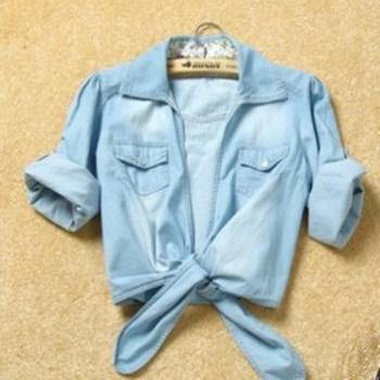 Ladies Blue Jean Shirt One..